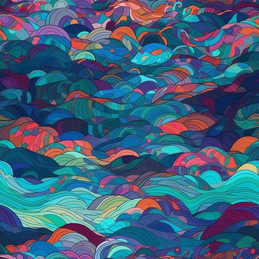Rhythmic Patterned Opulence