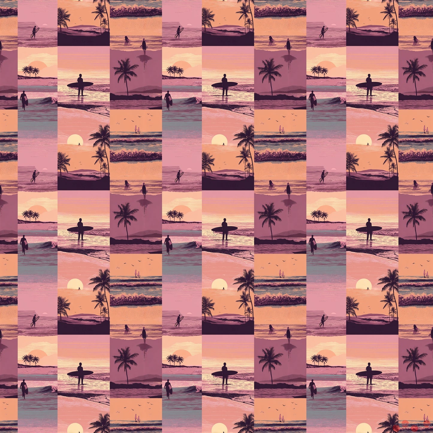 Tropical Sunset Silk