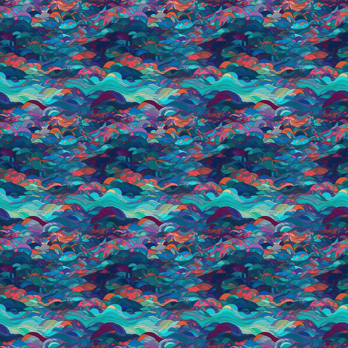 Rhythmic Patterned Opulence