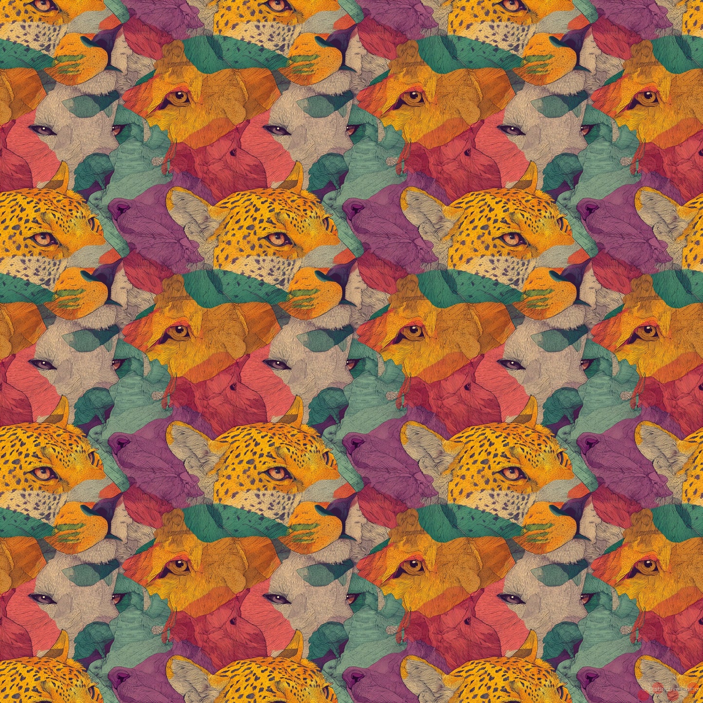 Fragmented Safari Elegance