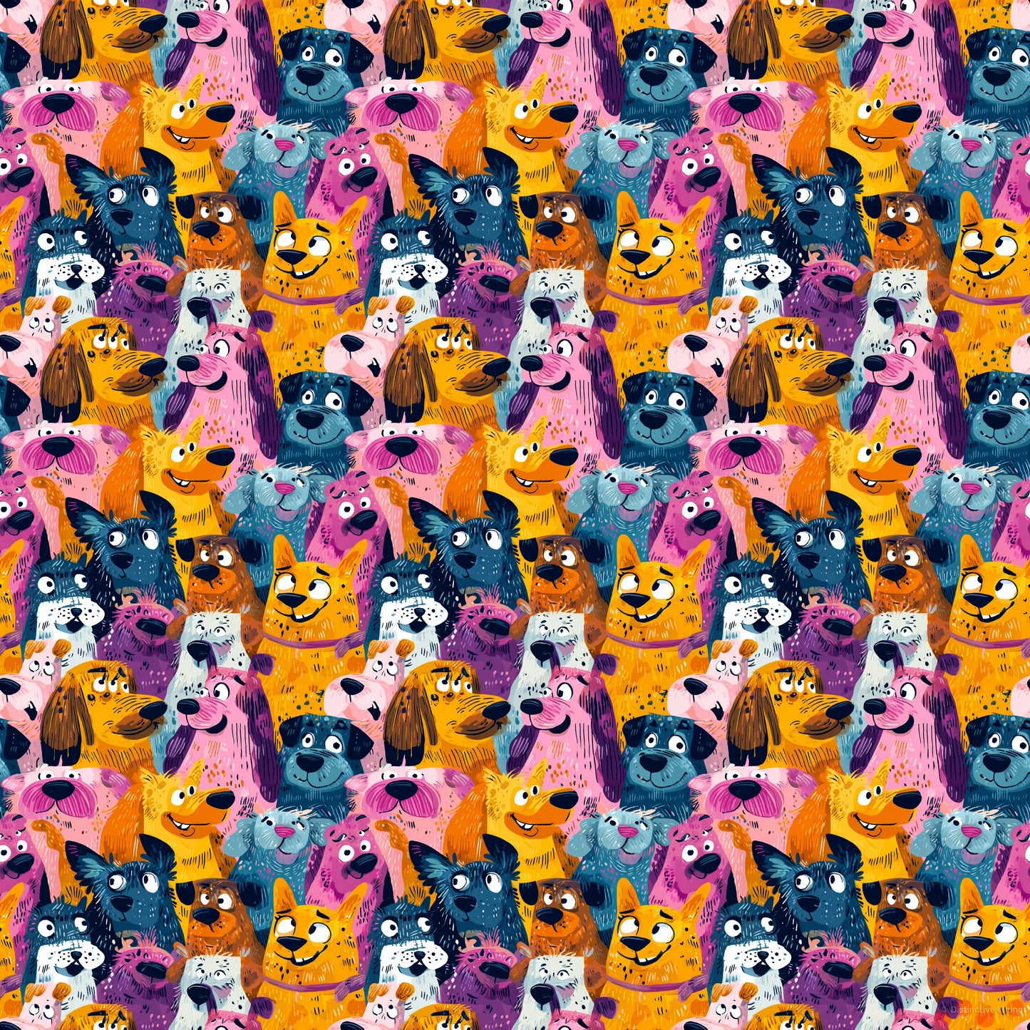 Expressive Crowd Multicolor