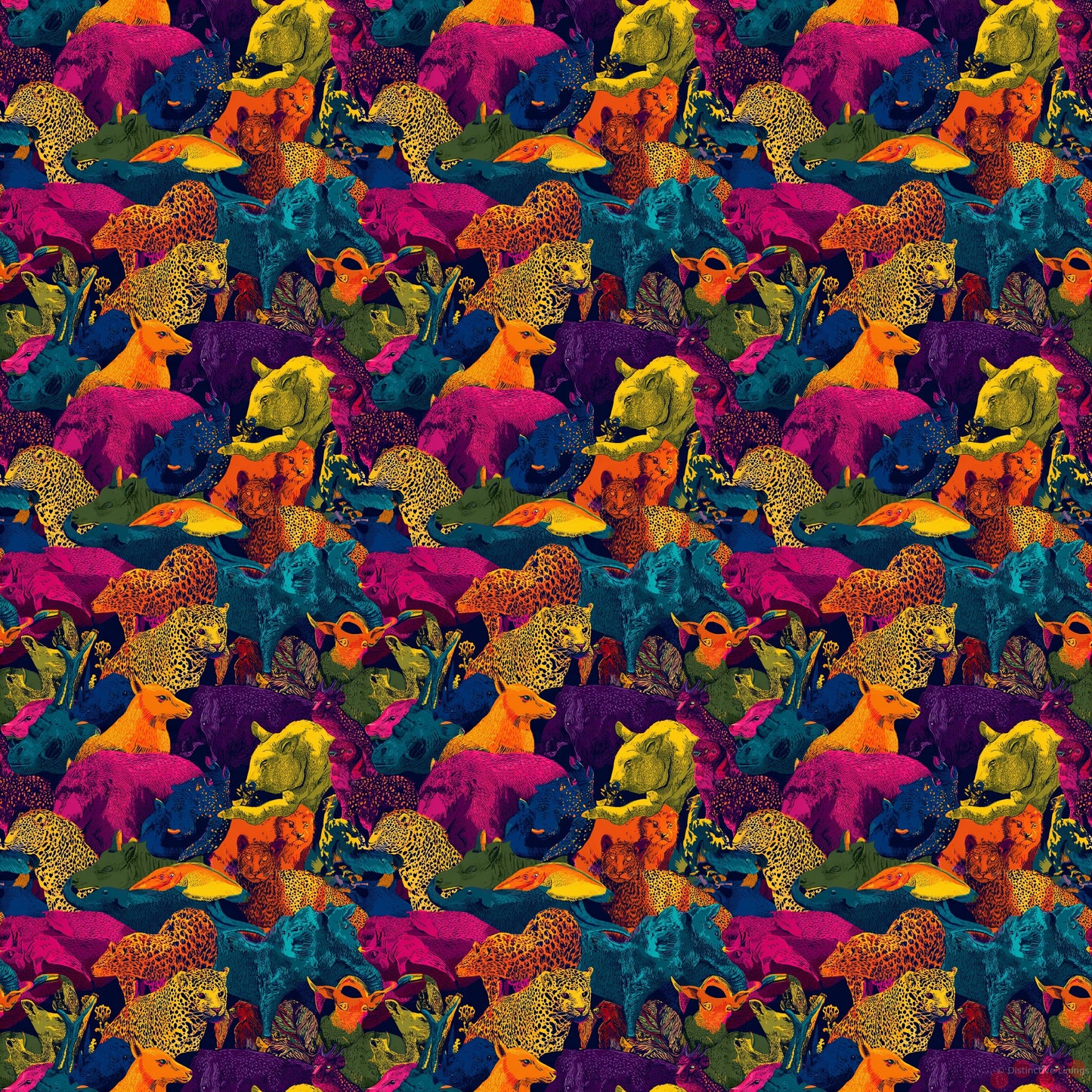 Neon Wildlife Fusion