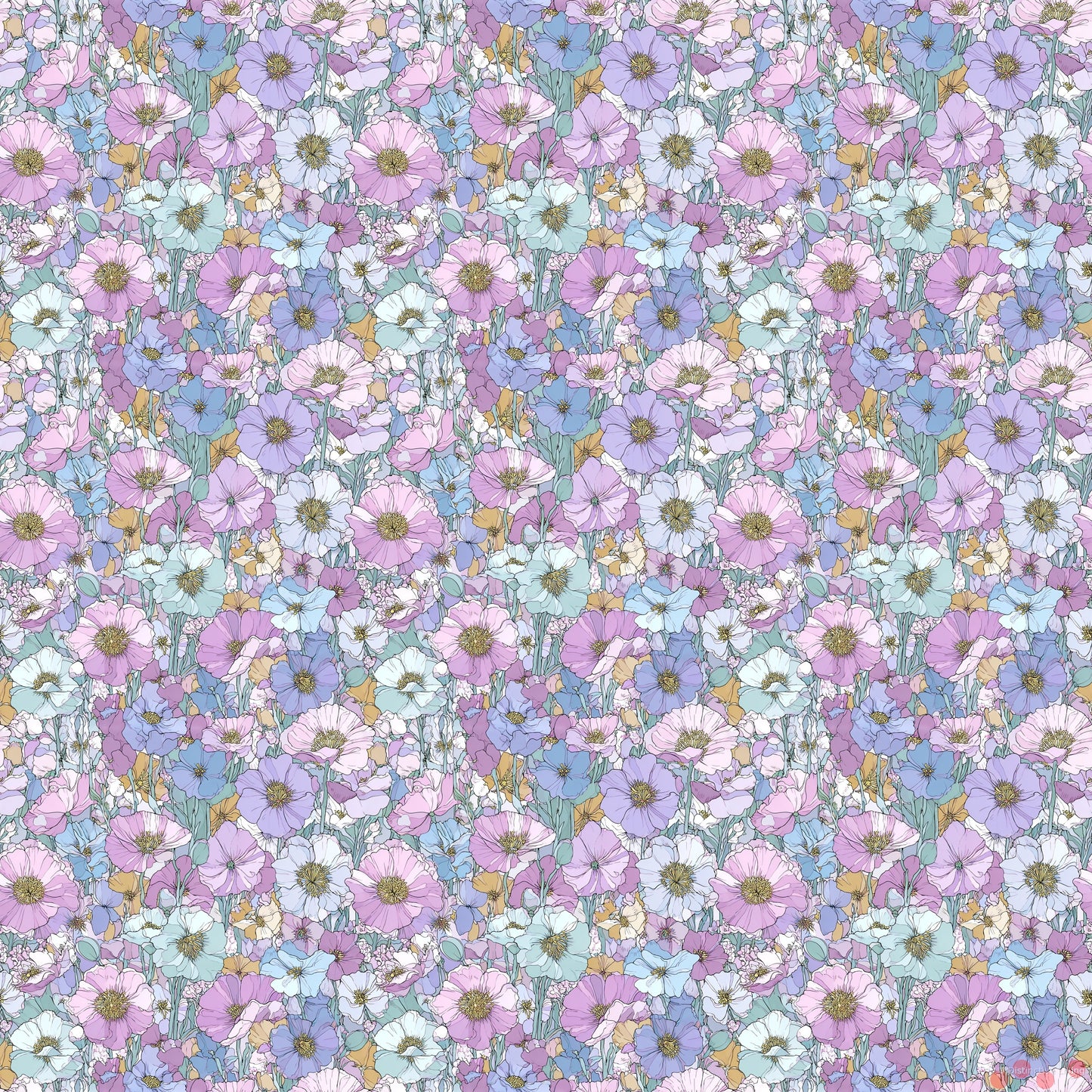 Pastel Poppy Elegance