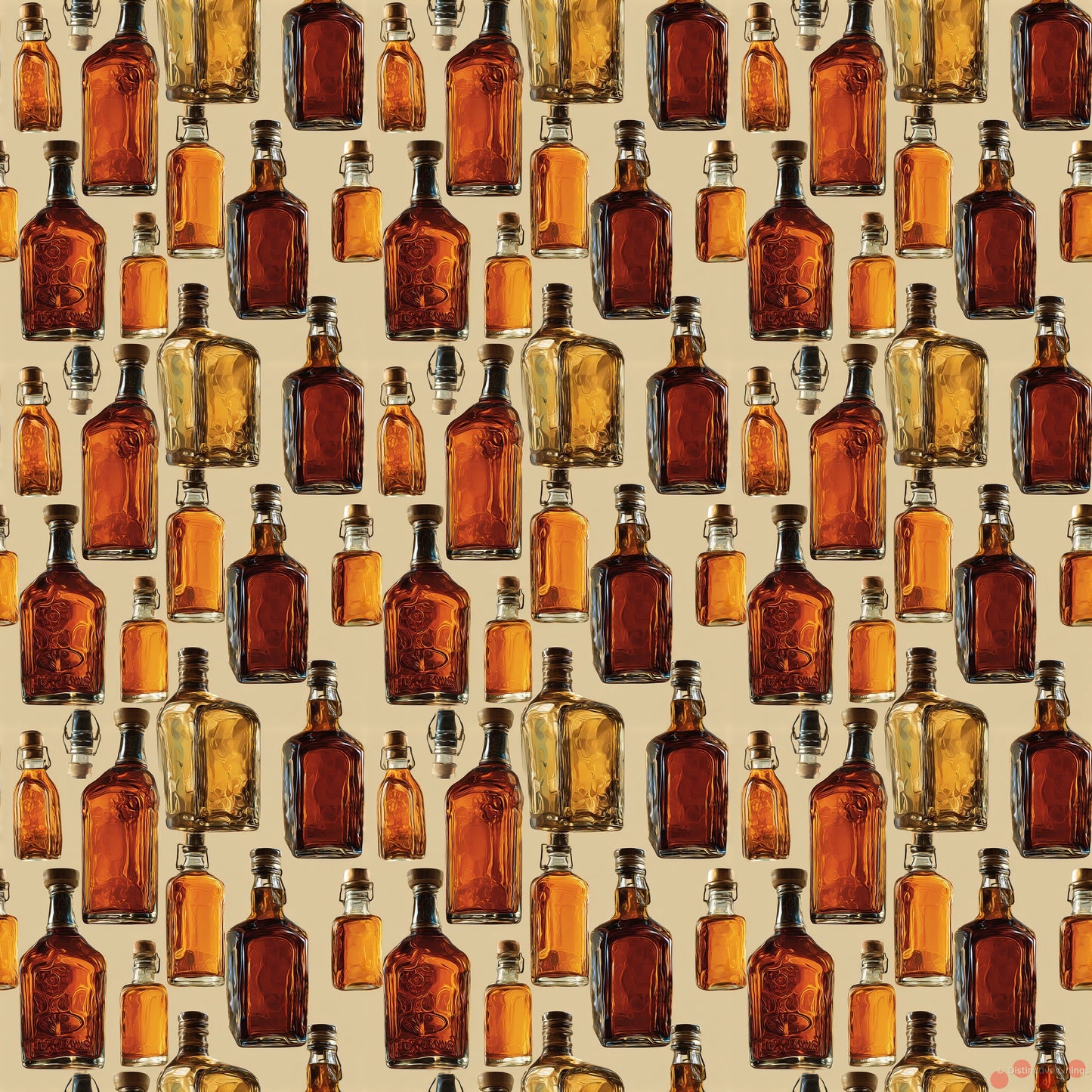 Amber Flasks Elegance