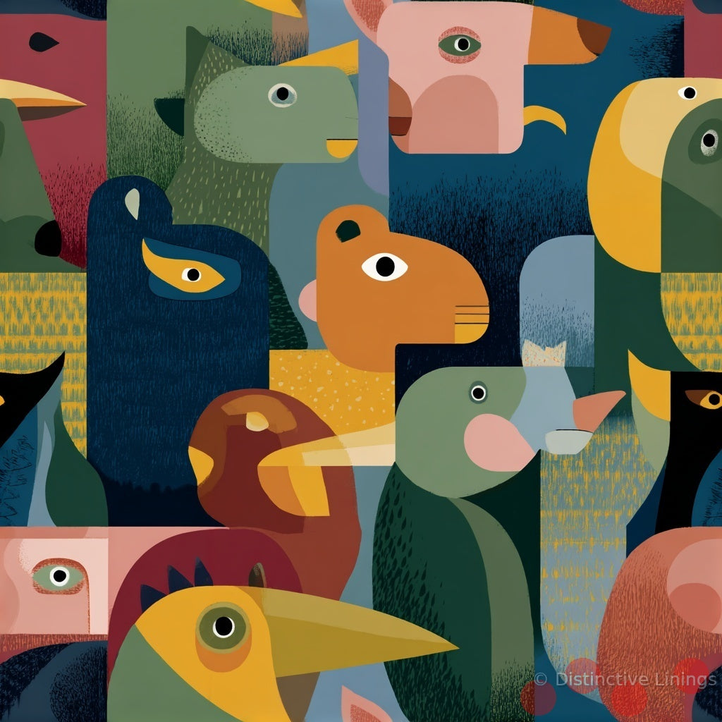 Cubist Avian Essence