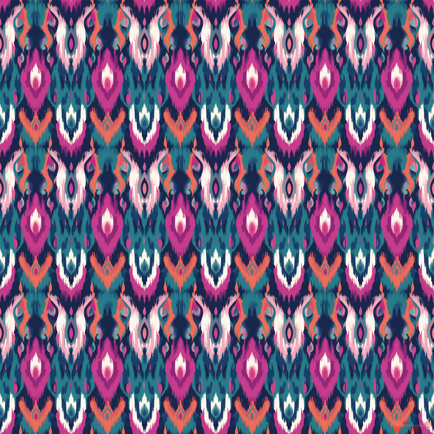 Ikat Violet Dual-Tone