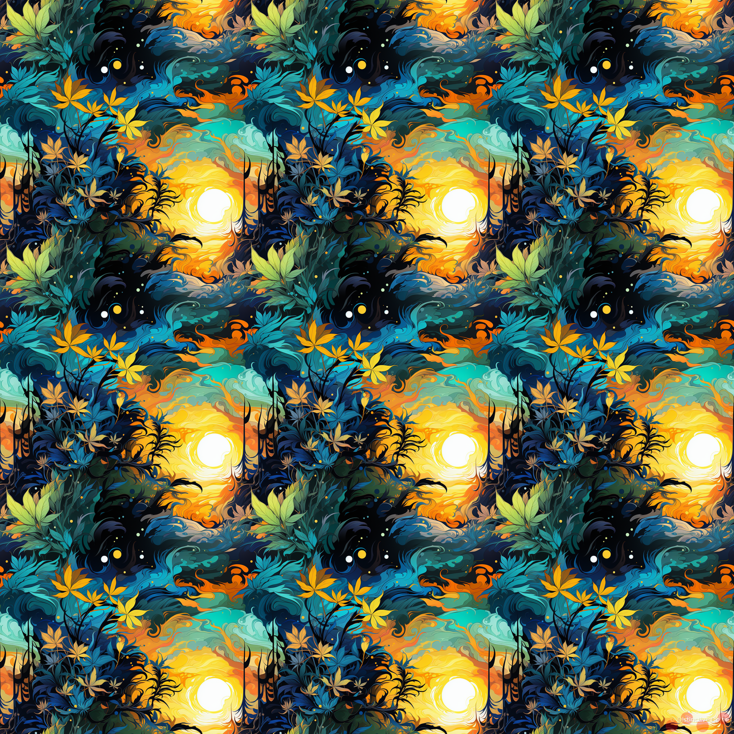 Abstract Cannabis Chroma