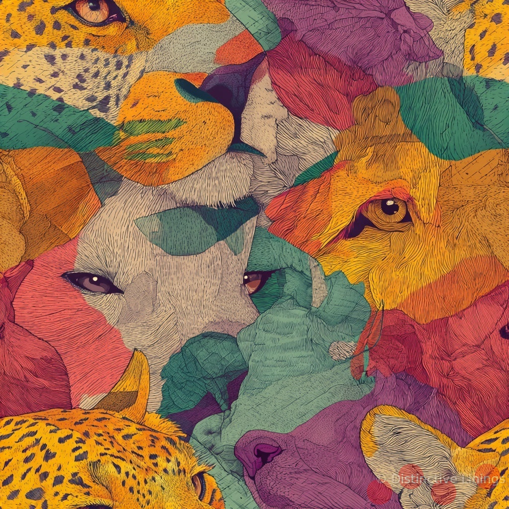 Fragmented Safari Elegance