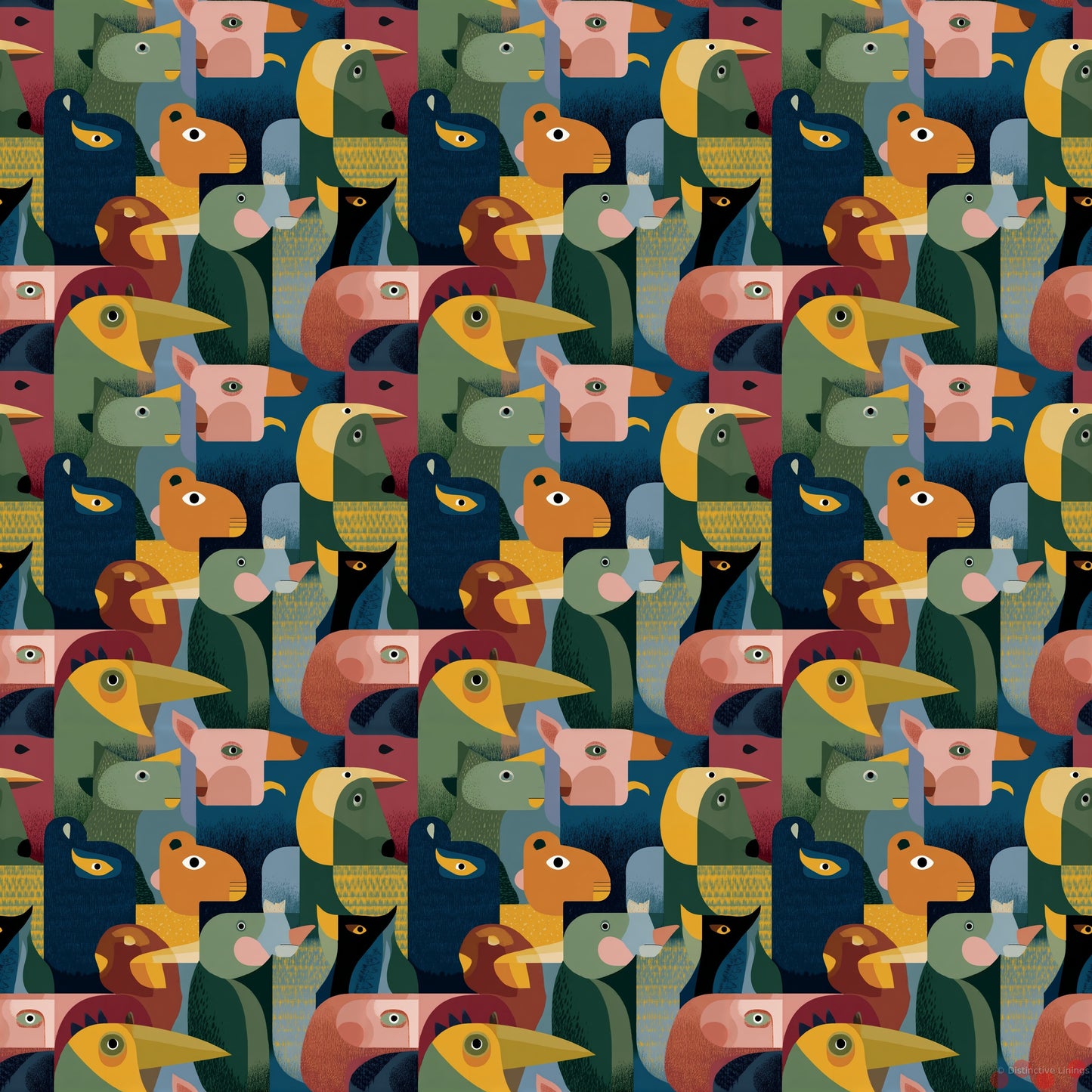 Cubist Avian Essence