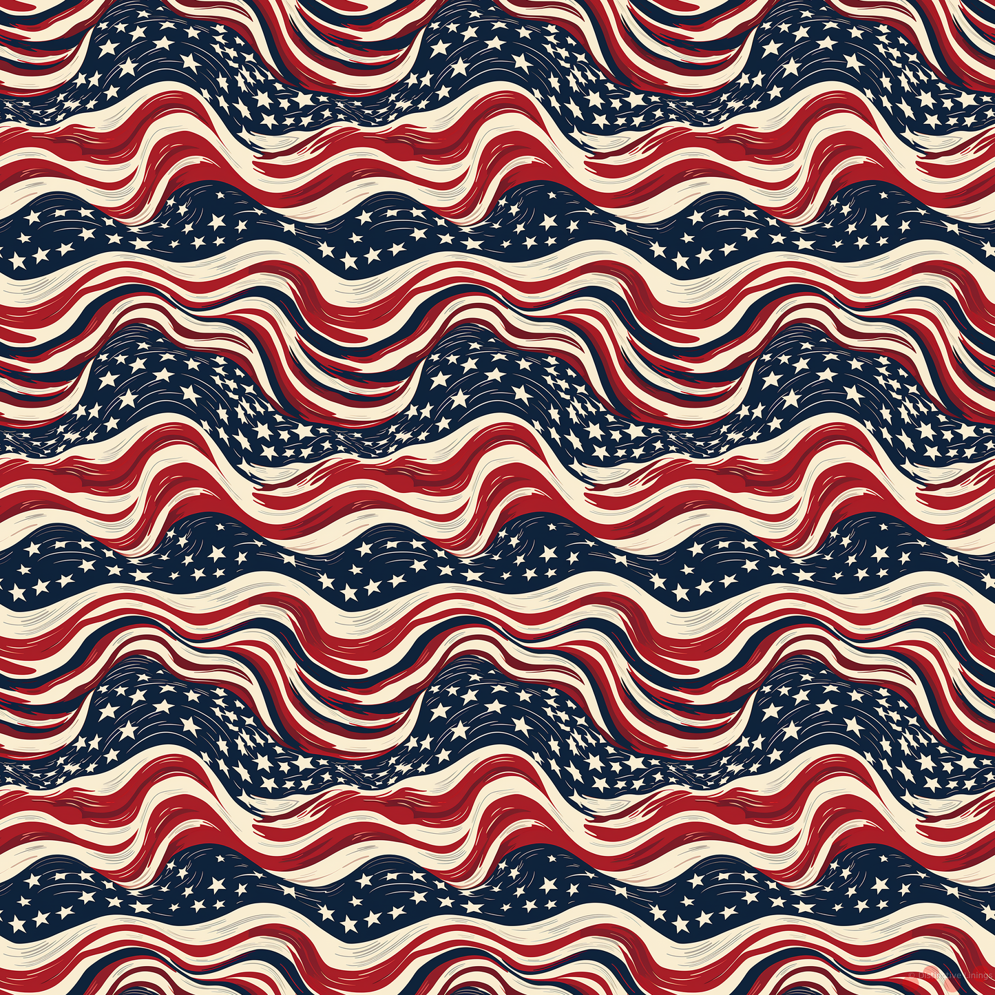 Surrealist Stars Stripes