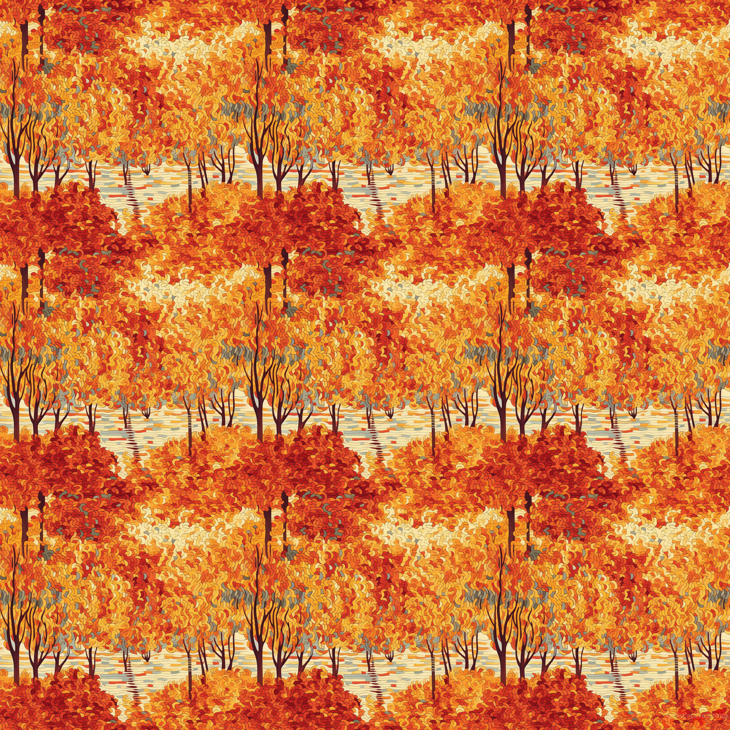 Autumn Neo-Impressionist Fusion