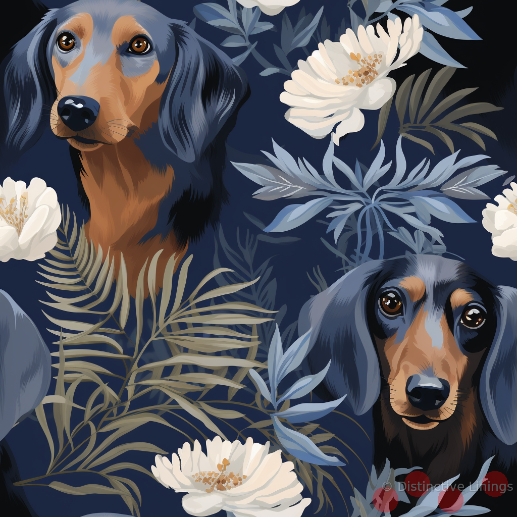 Dachshund Silver Surreal