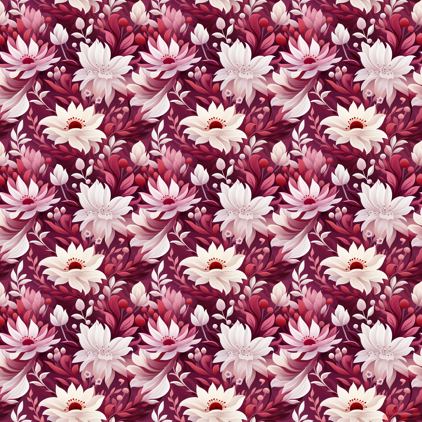 Harmony Abstract Maroon